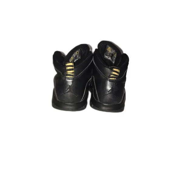 Nike Boy’s Air Jordan 10 Retro 'NYC' Black/Gold Size 3Y