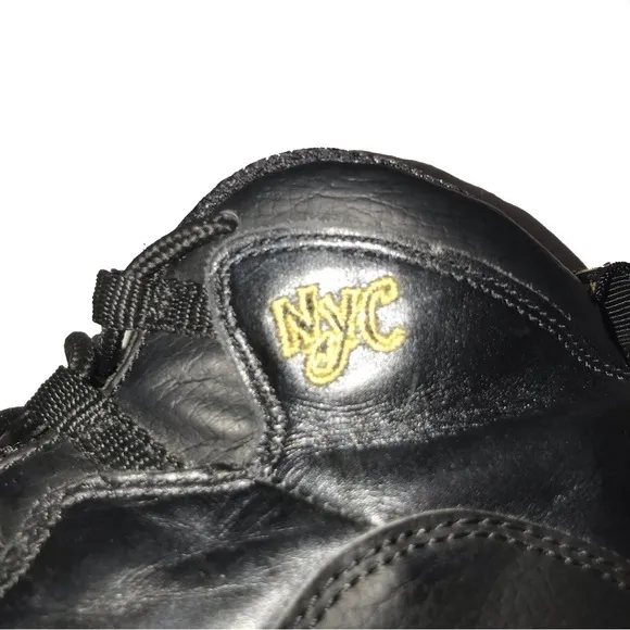 Nike Boy’s Air Jordan 10 Retro 'NYC' Black/Gold Size 3Y