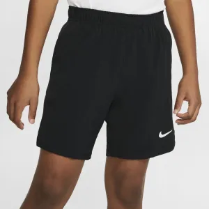 Nike Boys' Court Flex Ace Shorts (Black/White)