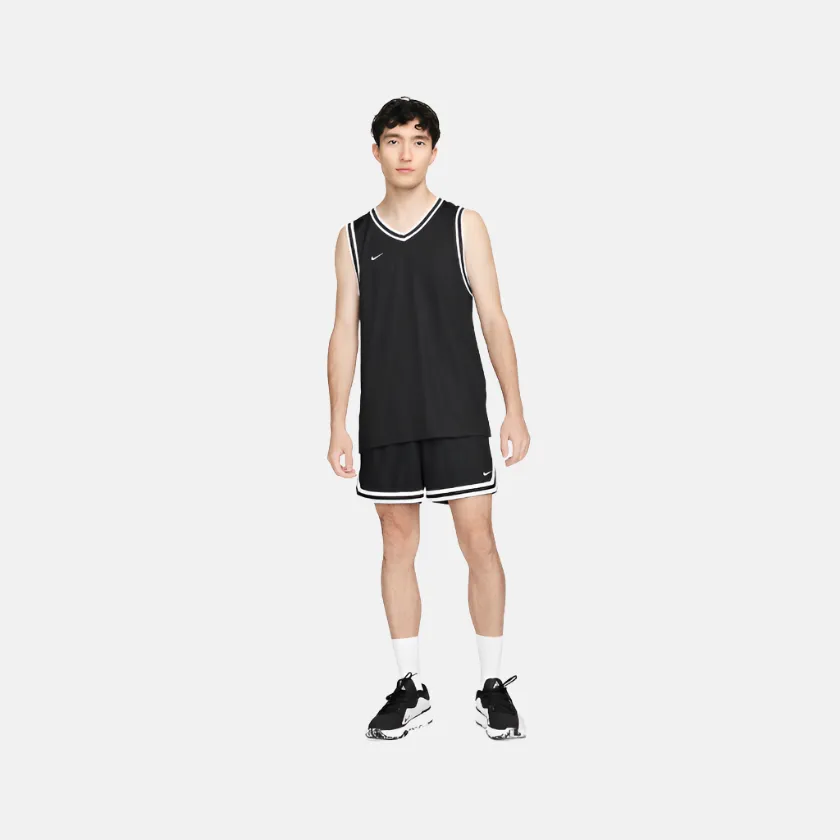 Nike DNA Men's Dri-FIT Basketball Jersey -Black/White
