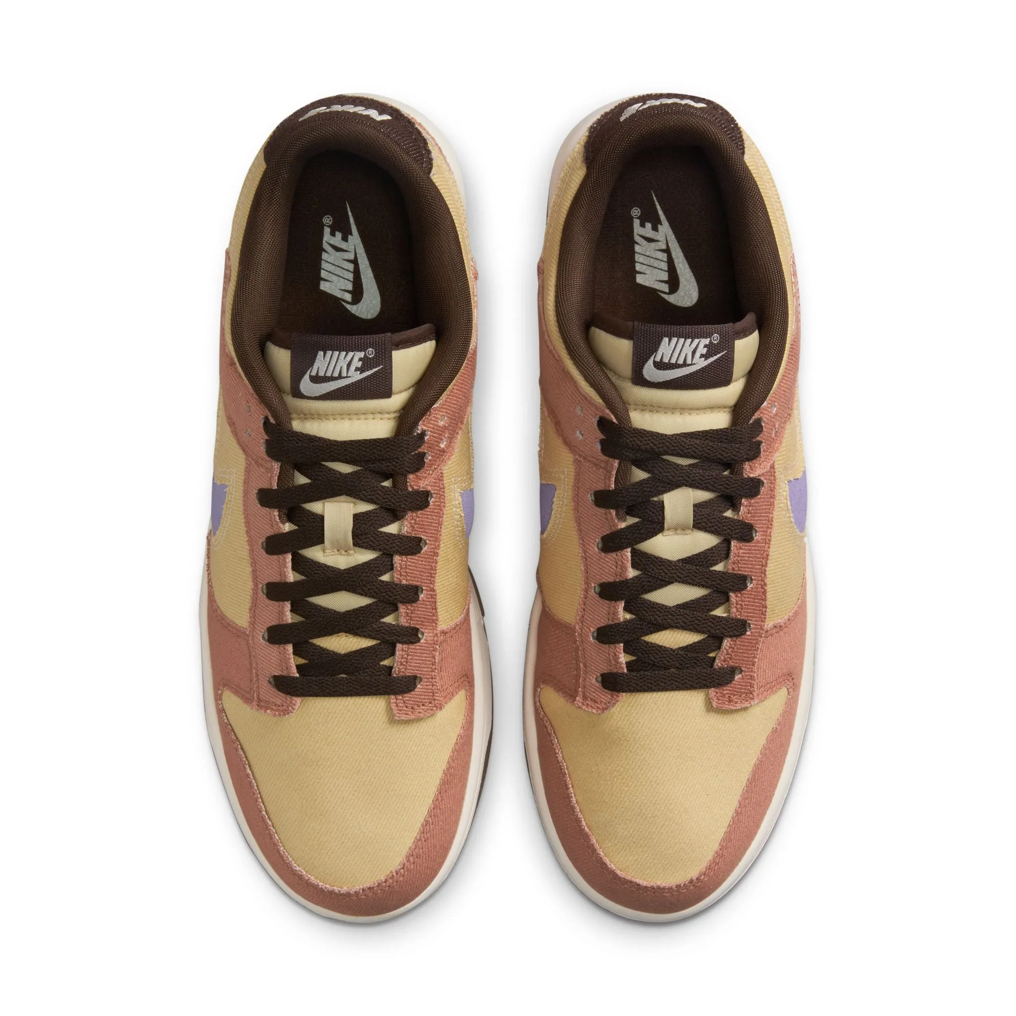 NIKE DUNK LOW RETRO SE HF3141-200 "DUSTY CLAY' - DUSTED CLAY/DUSTY AMETHYST-TEAM GOLD