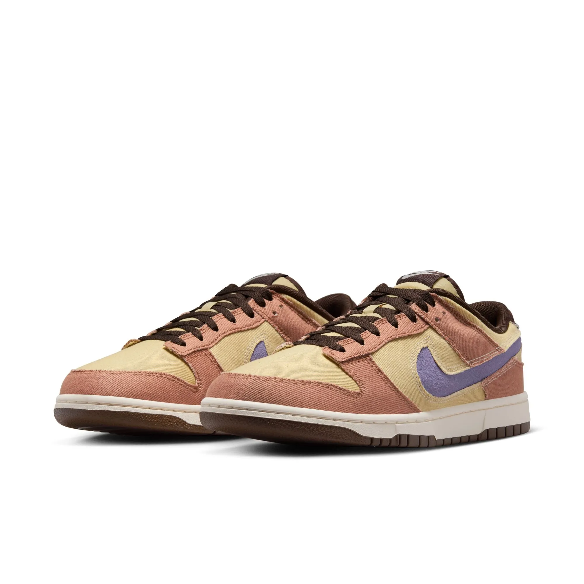 NIKE DUNK LOW RETRO SE HF3141-200 "DUSTY CLAY' - DUSTED CLAY/DUSTY AMETHYST-TEAM GOLD