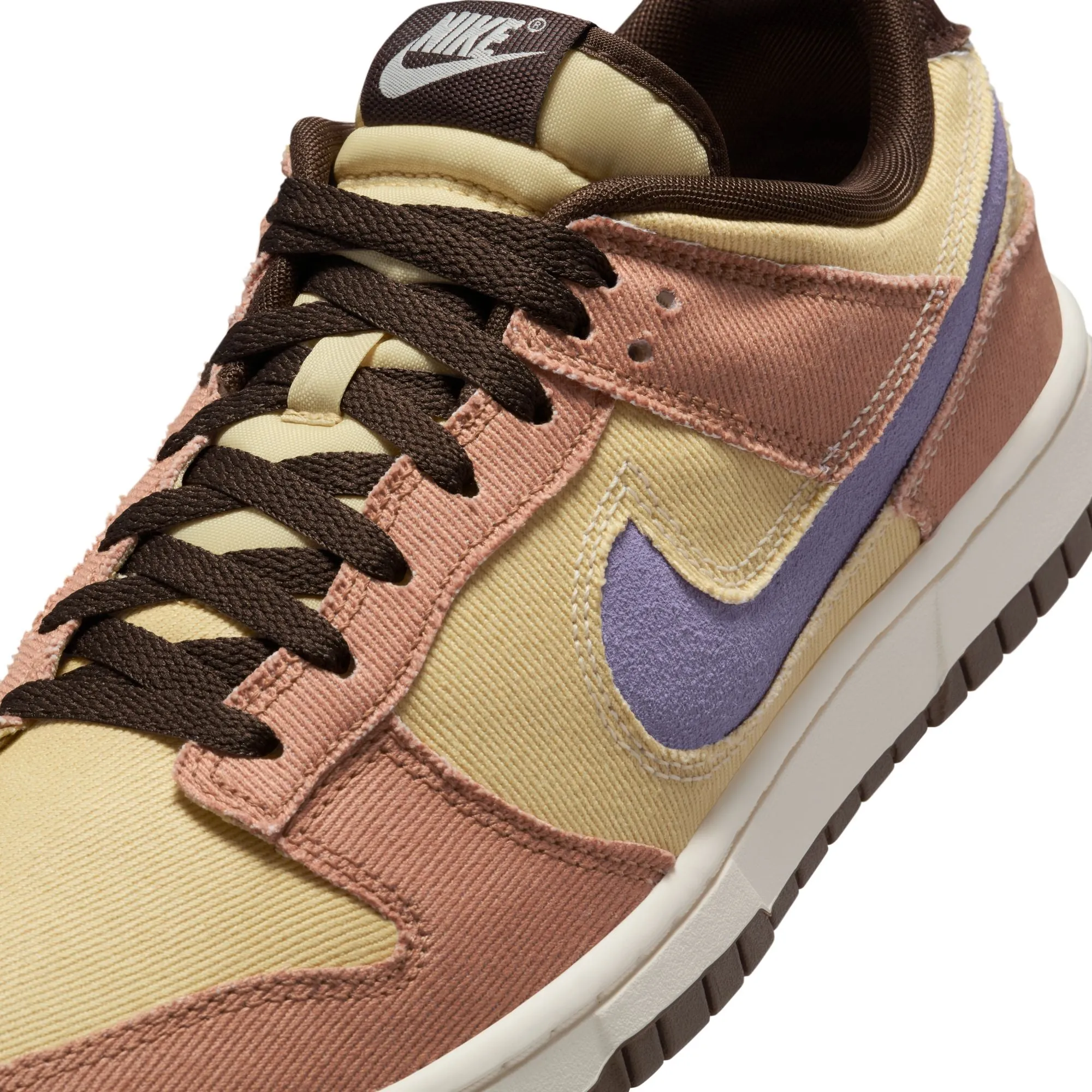 NIKE DUNK LOW RETRO SE HF3141-200 "DUSTY CLAY' - DUSTED CLAY/DUSTY AMETHYST-TEAM GOLD