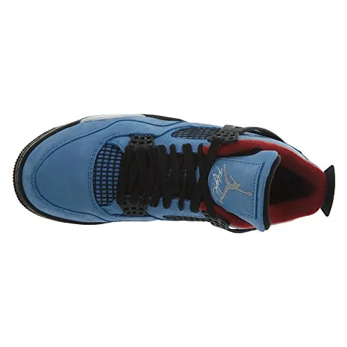 Nike Mens Air Jordan 4 Retro Cactus Jack University Blue/Black Suede Size 9