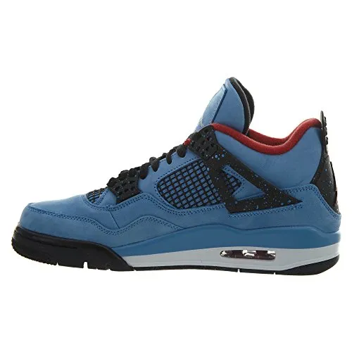 Nike Mens Air Jordan 4 Retro Cactus Jack University Blue/Black Suede Size 9