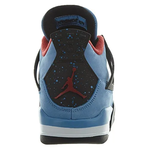 Nike Mens Air Jordan 4 Retro Cactus Jack University Blue/Black Suede Size 9