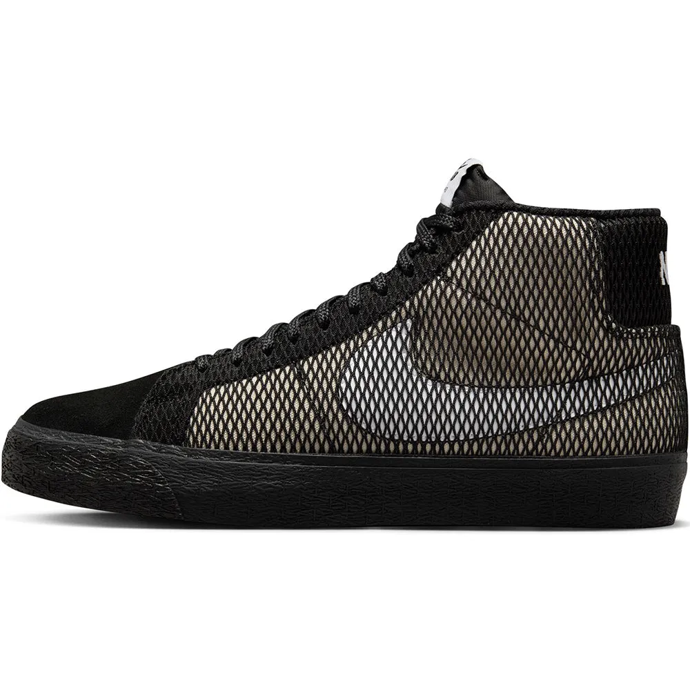 Nike SB Zoom Blazer Mid Premium Shoes White/Black-White-Black