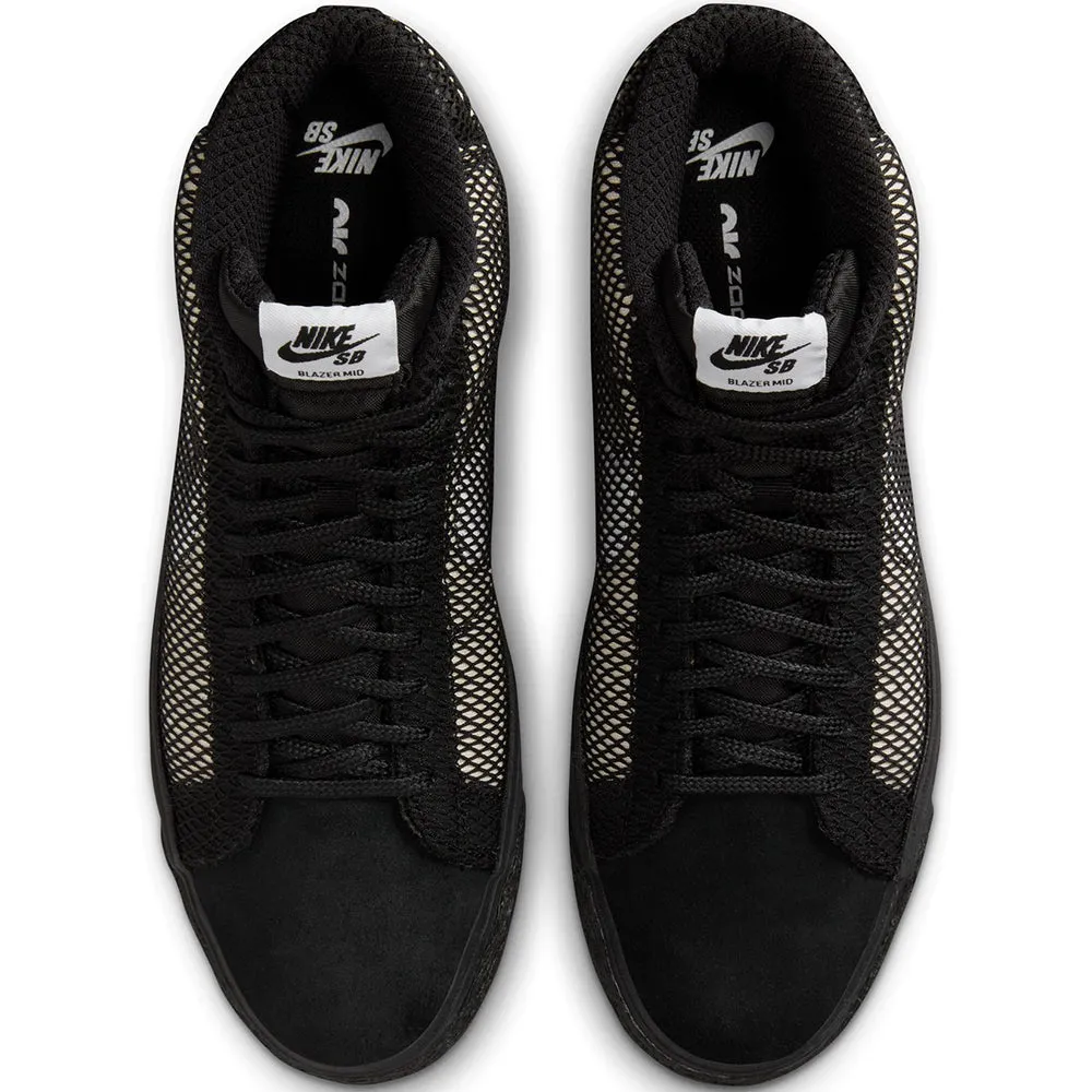 Nike SB Zoom Blazer Mid Premium Shoes White/Black-White-Black
