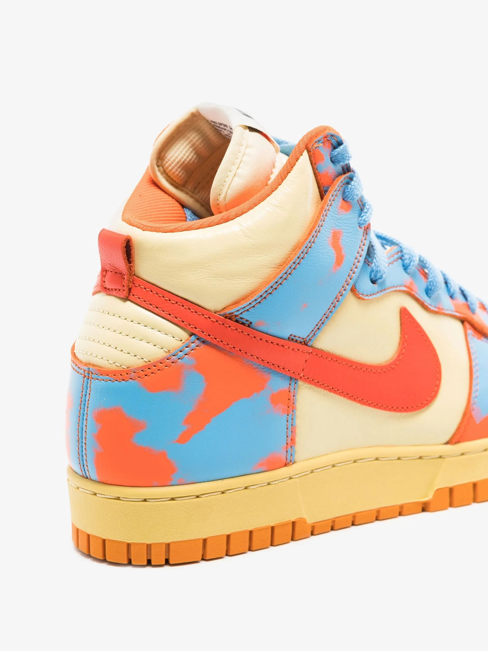 Nike Yellow Dunk Hi 1985 Leather Sneakers