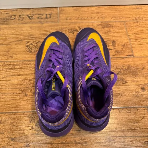 Nike Zoom Fire XDR Sneakers Men US8 Purple‎ Yellow