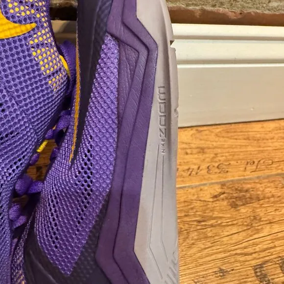 Nike Zoom Fire XDR Sneakers Men US8 Purple‎ Yellow