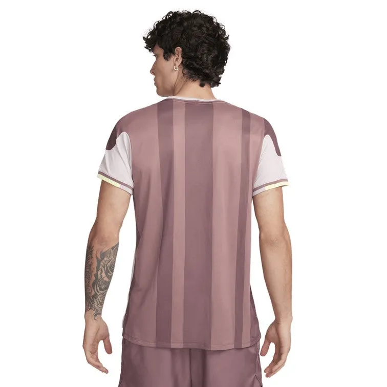 NikeCourt Dri-FIT Slam Men's Platinum Violet & Smokey T-Shirt