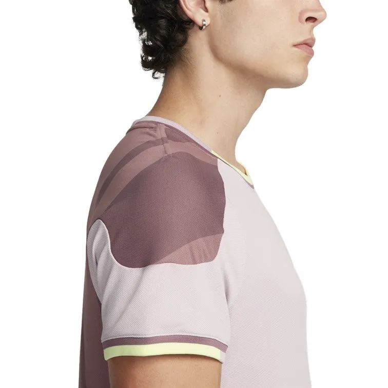 NikeCourt Dri-FIT Slam Men's Platinum Violet & Smokey T-Shirt