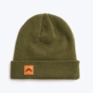 Nyttig Recycled Beanie in Moss Green