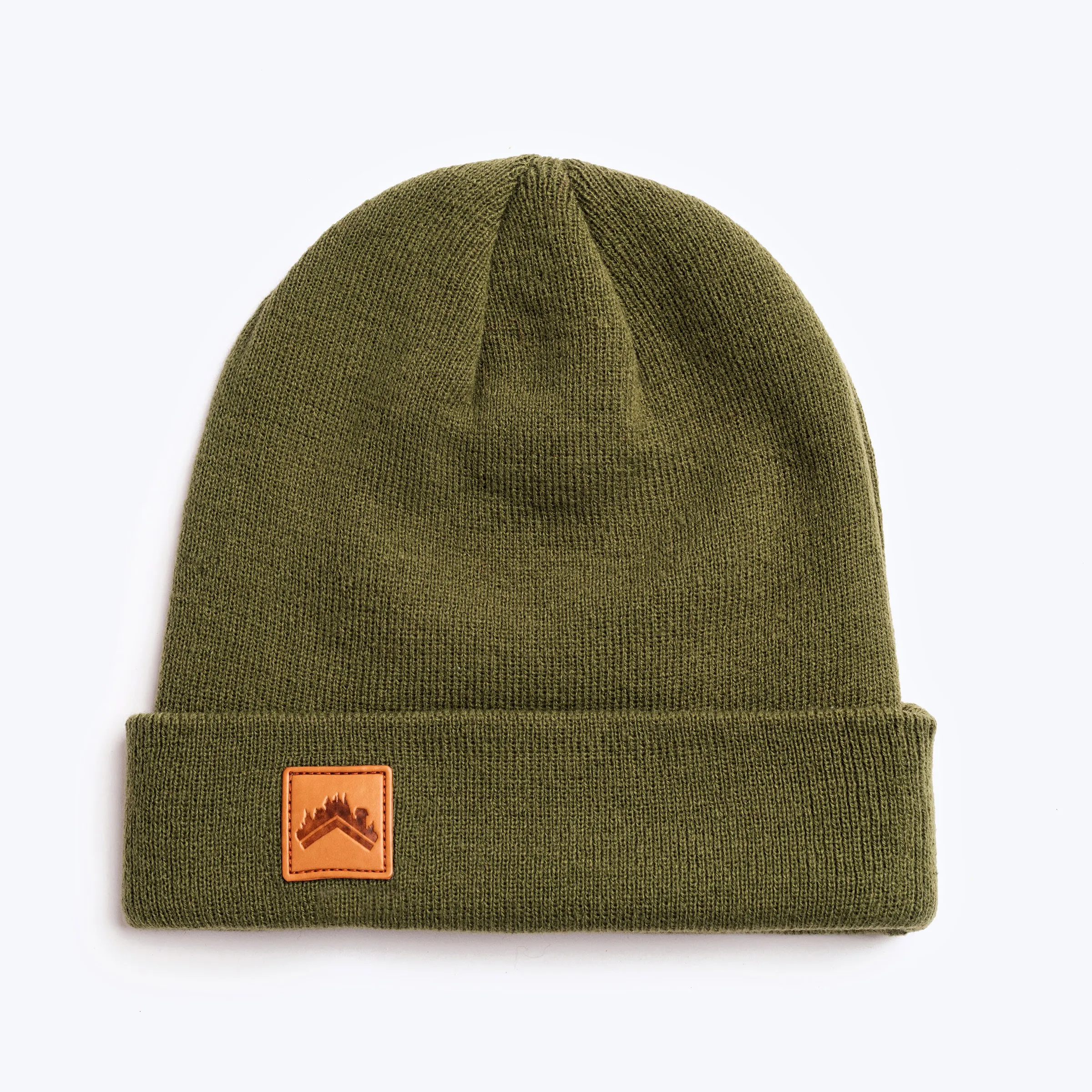 Nyttig Recycled Beanie in Moss Green