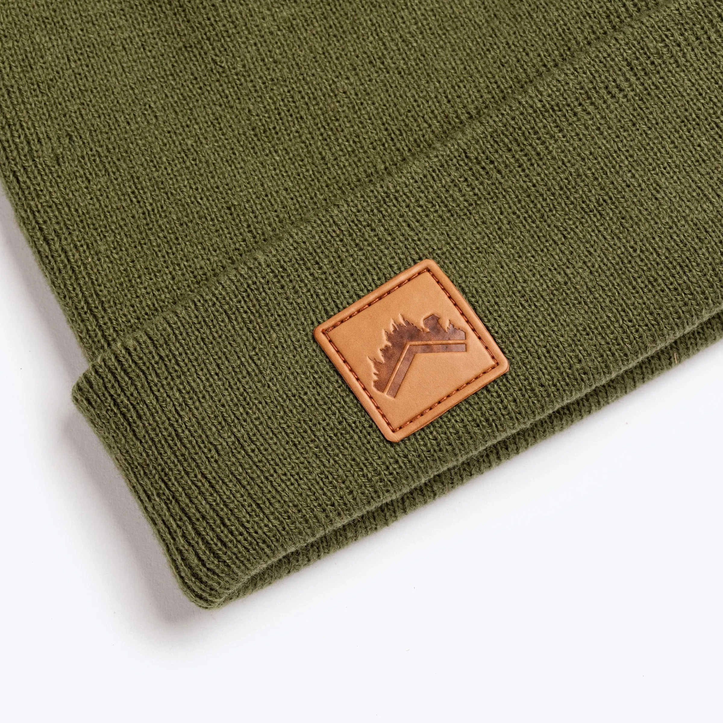 Nyttig Recycled Beanie in Moss Green