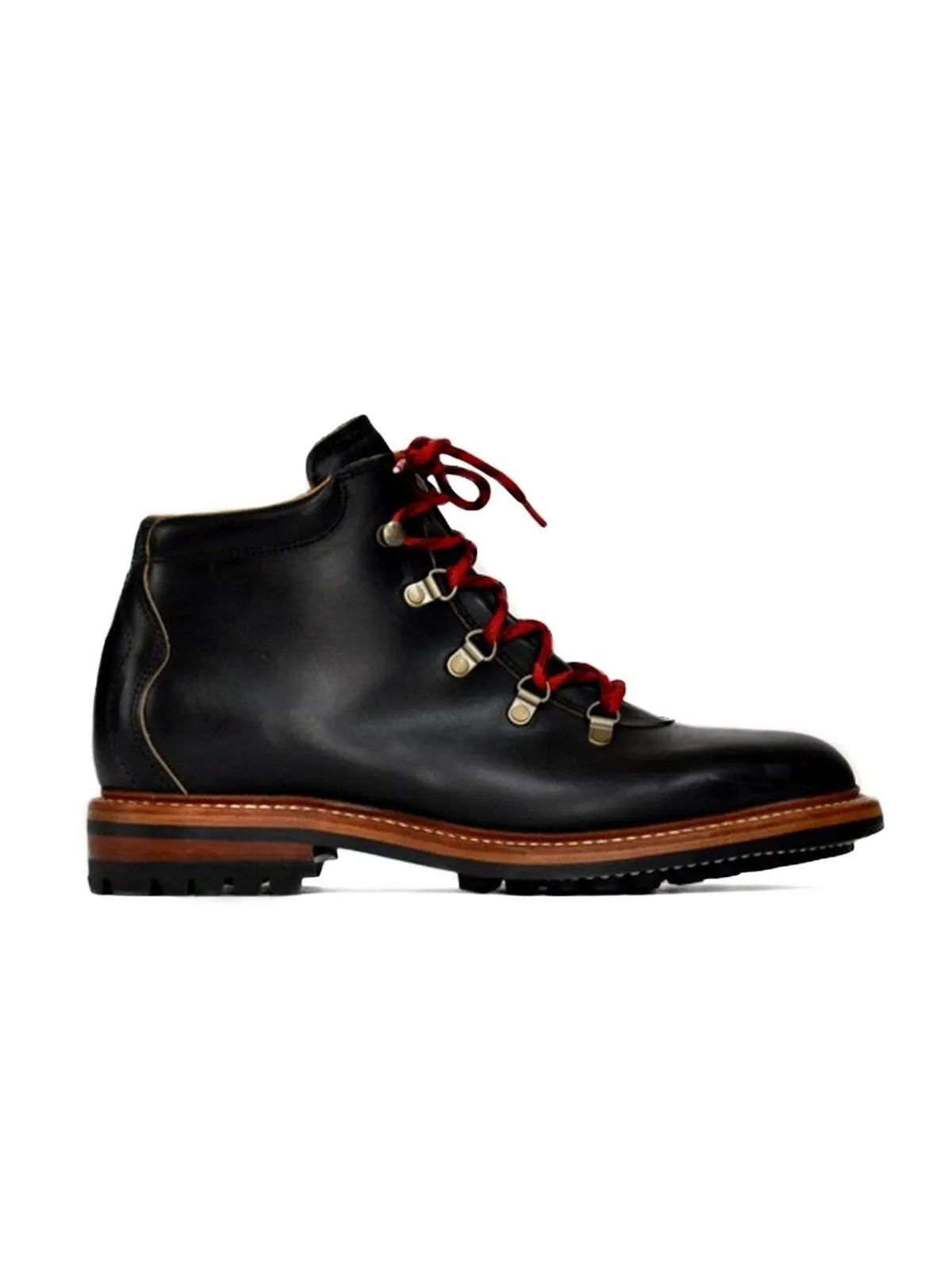 Oakstreet Bootmakers Black Commando Sole Summit Boot