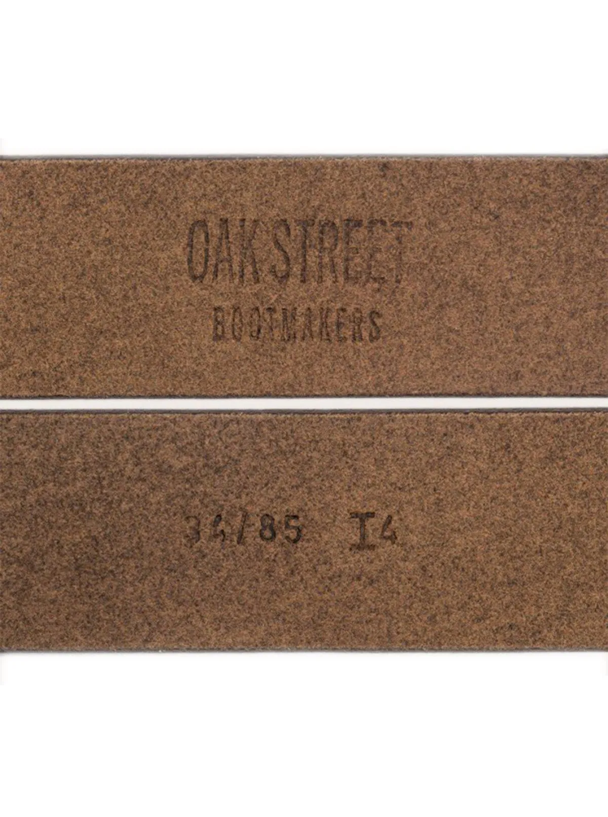 Oakstreet Bootmakers Natural Roller Buckle Belt