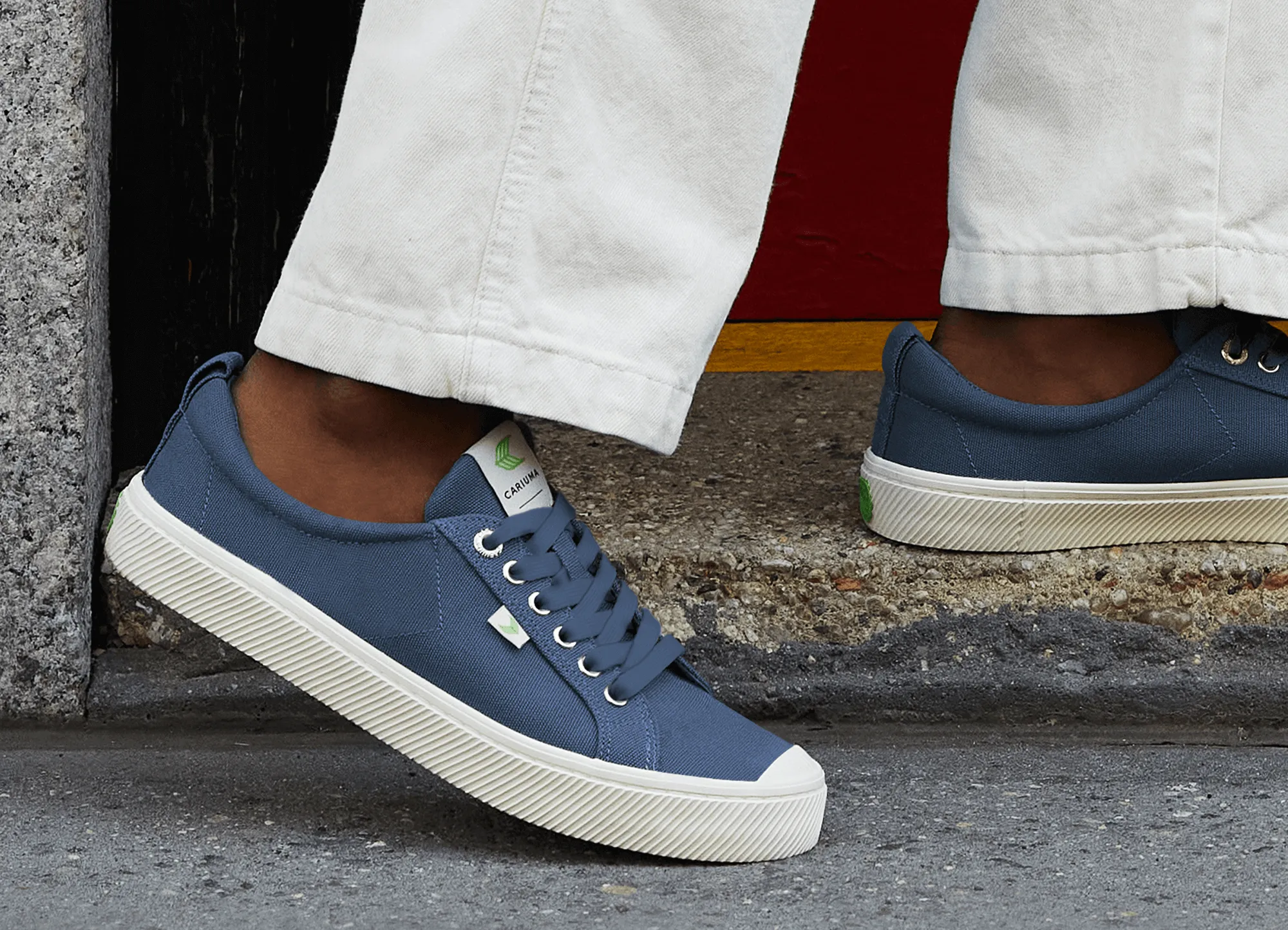 OCA Low Black Canvas White Polka Dots Sneaker Men