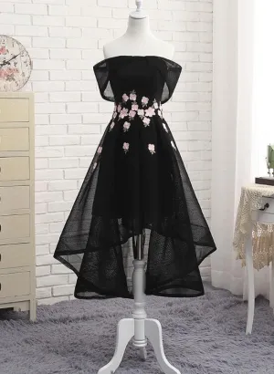 Off Shoulder High Low Fashionable Party Dress, Homecoming Dresses, Lovely Formal Dresses