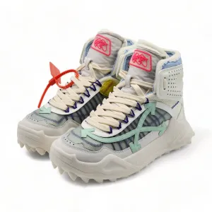 Off-White ODSY 1000 Hi Top Sneakers White Pale Blue