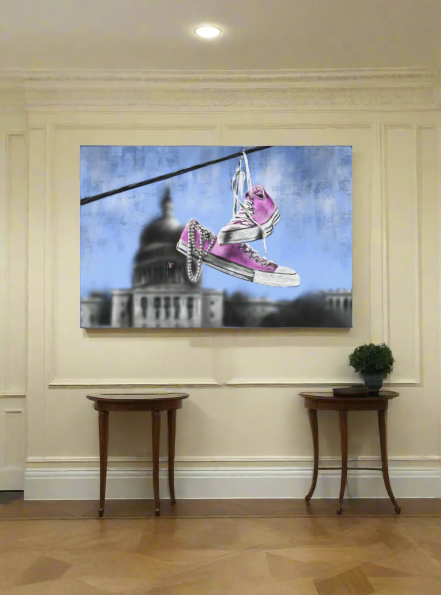 Oh So Pretty Pink | Chucks & Pearls Canvas