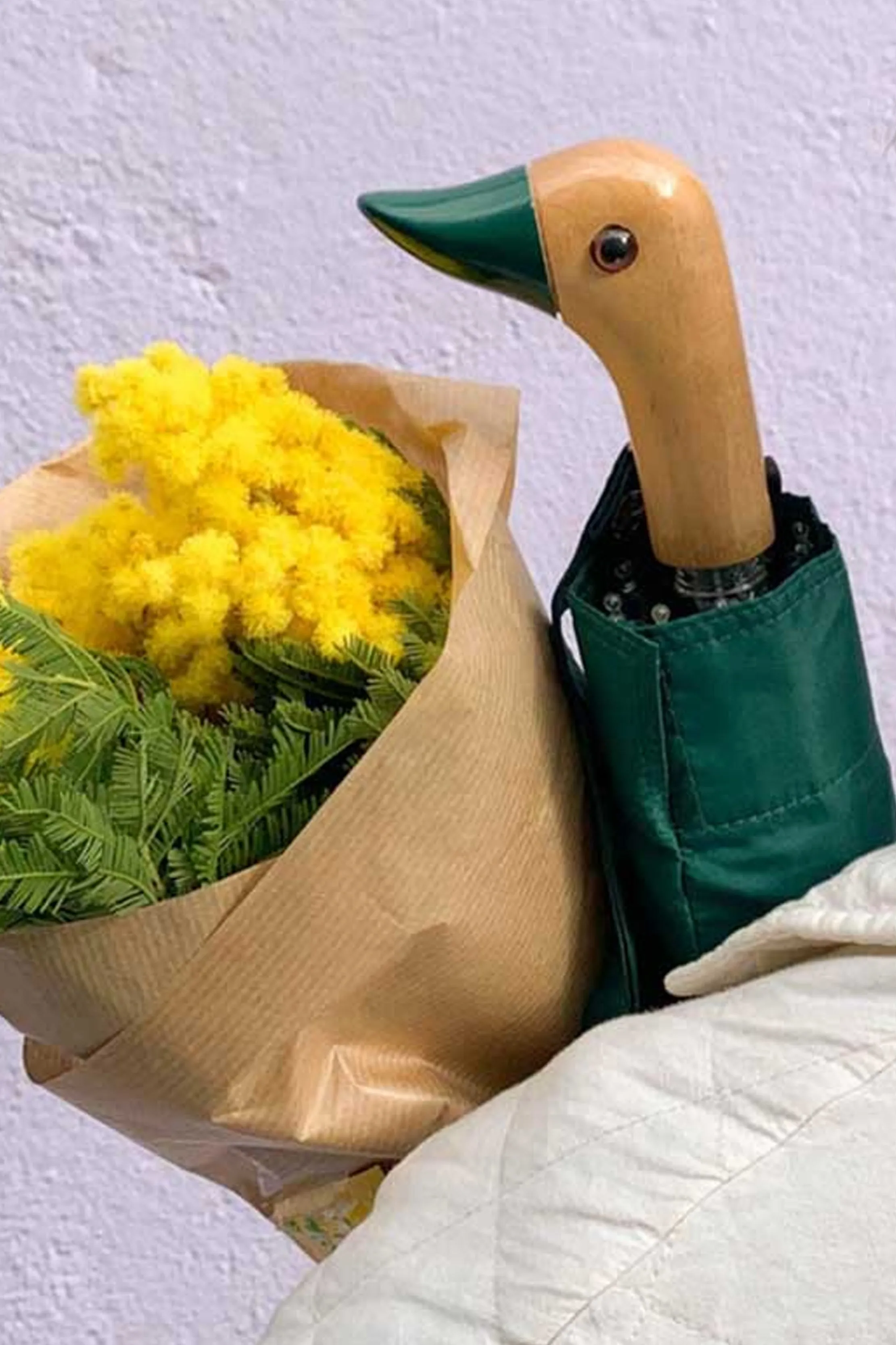 Original Duckhead Compact Umbrella - Forest Green
