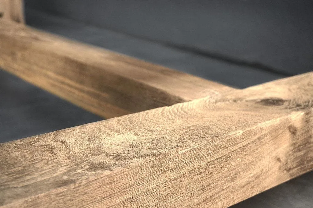 Outdoor Cocktail Table (teak   Concrete)