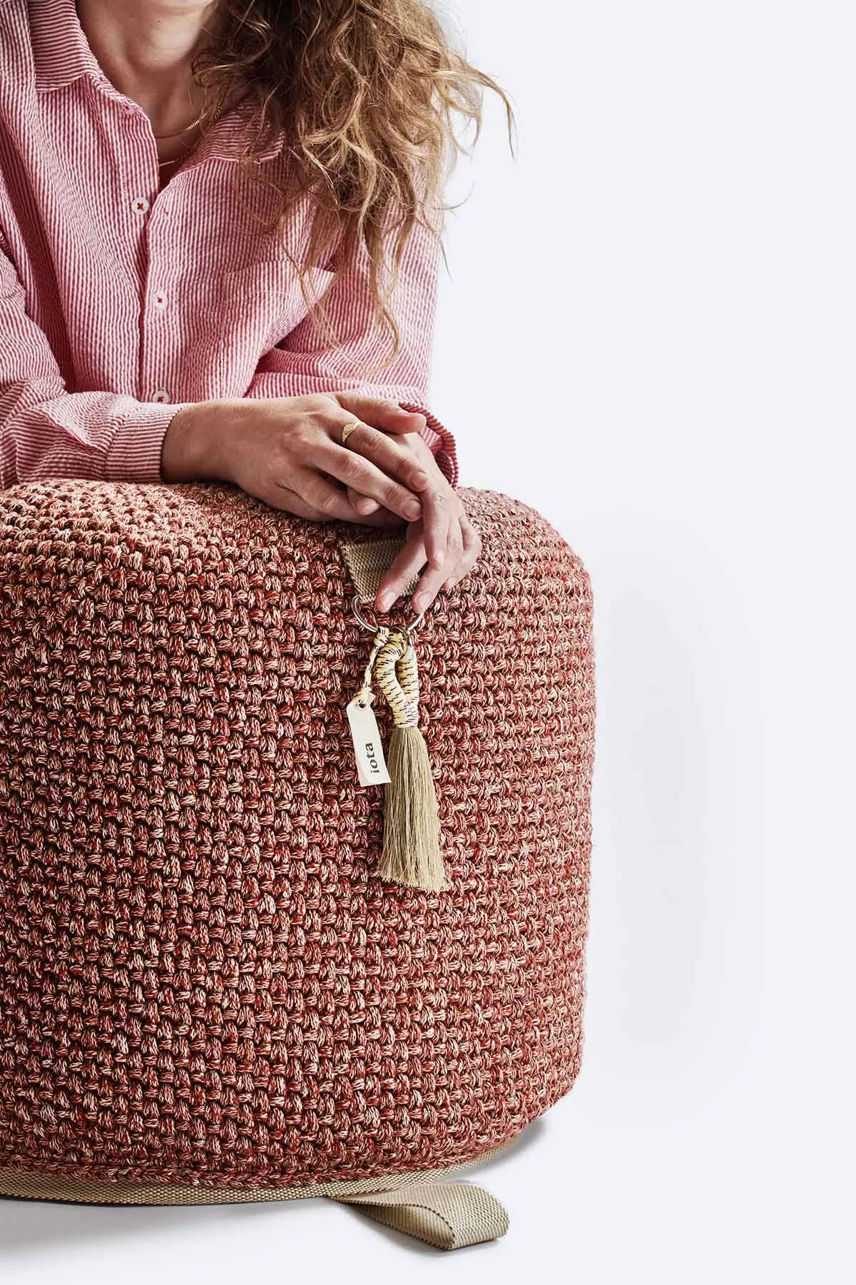 Outdoor Indoor Cylinder Pouf