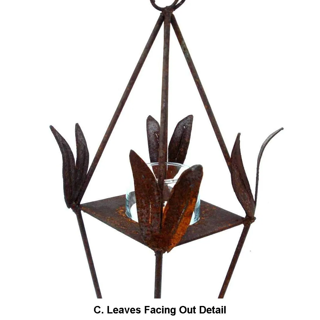 Outdoor Steel Candle Lantern by Metallic Evolution