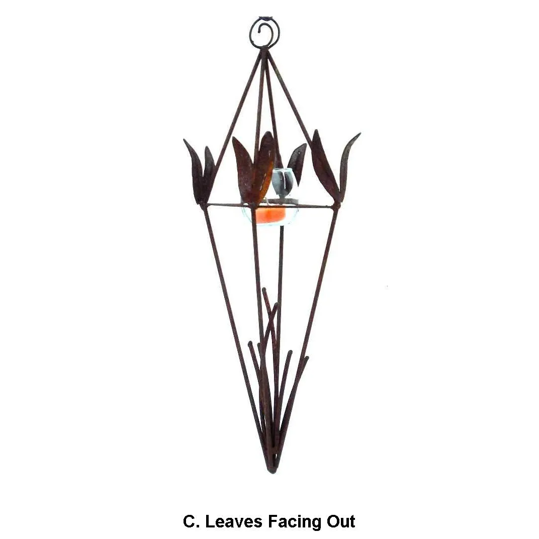 Outdoor Steel Candle Lantern by Metallic Evolution