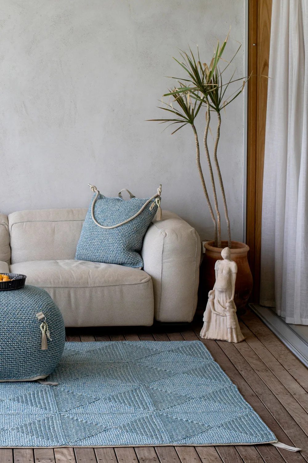 Outdoor/Indoor crochet rug - Large