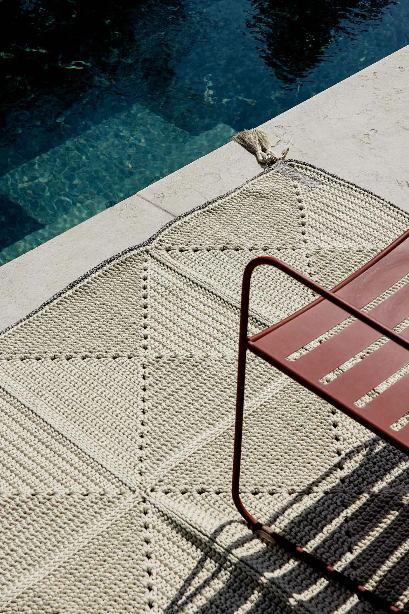 Outdoor/Indoor crochet rug - Medium