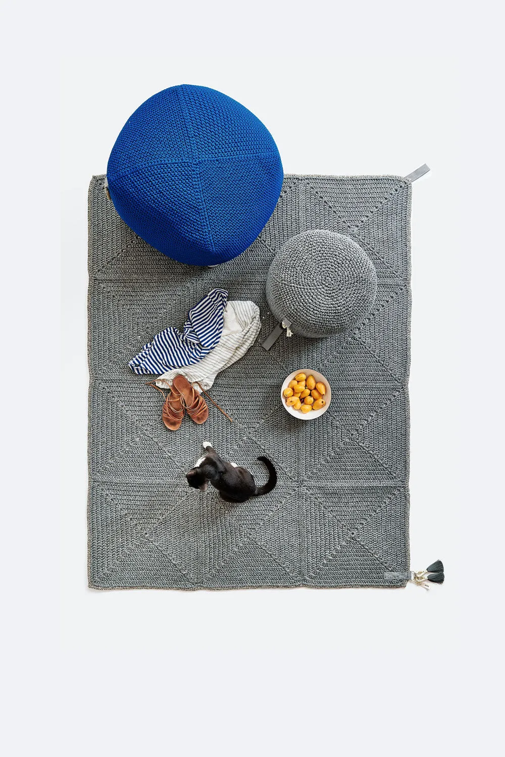 Outdoor/Indoor crochet rug - Small