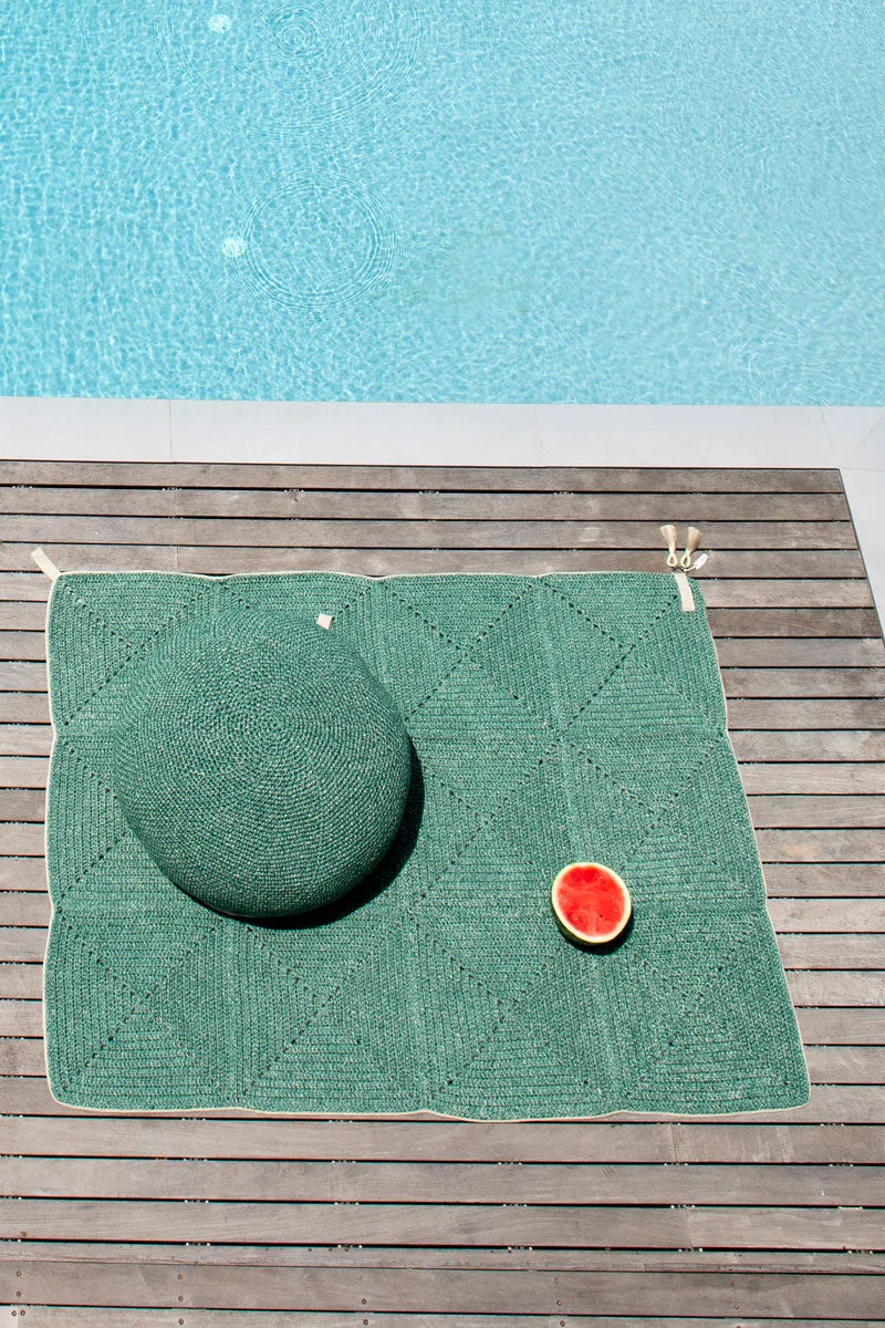 Outdoor/Indoor crochet rug - Small