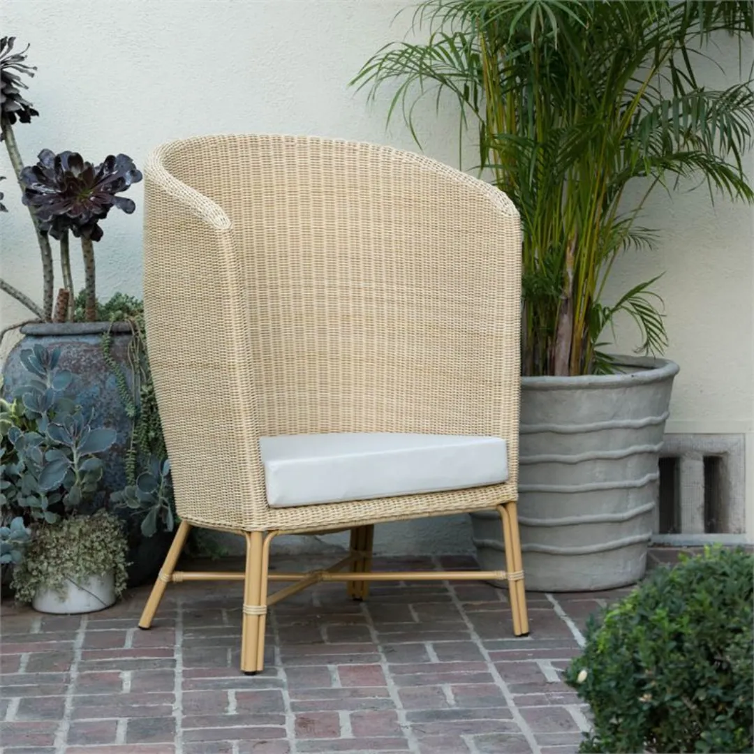 Palm Barrel Lounge Chair