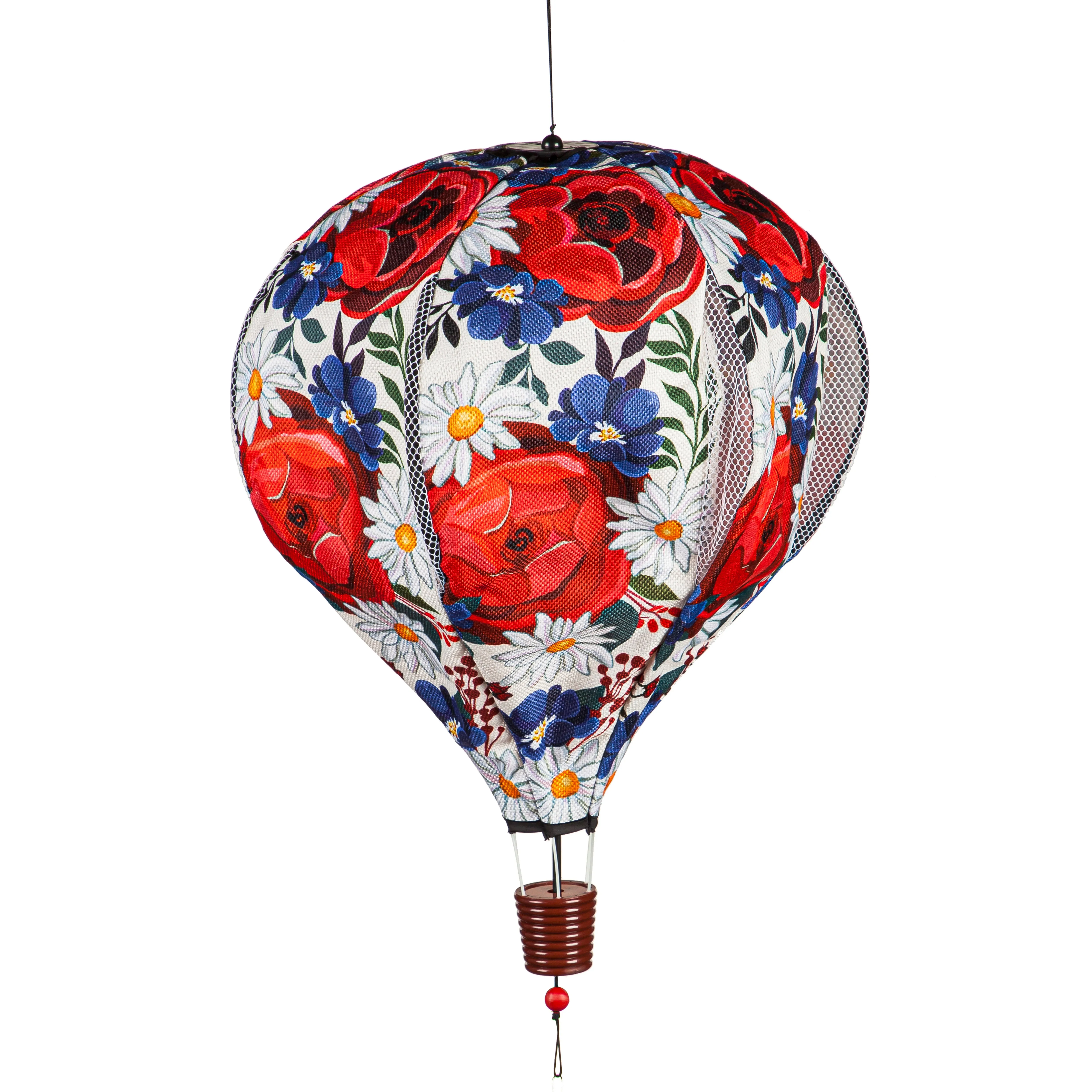 Patriotic Welcome to Our Home Burlap Balloon Spinner,45bb499