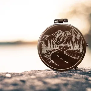 Personalized Handmade Working Brass Compass Gift for Men