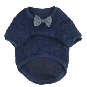 Pet Bow Tie Sweater