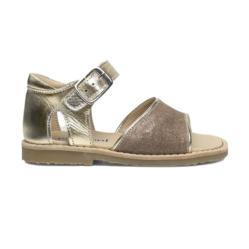 Petit Nord Copenhagen Duo Gold Sandals