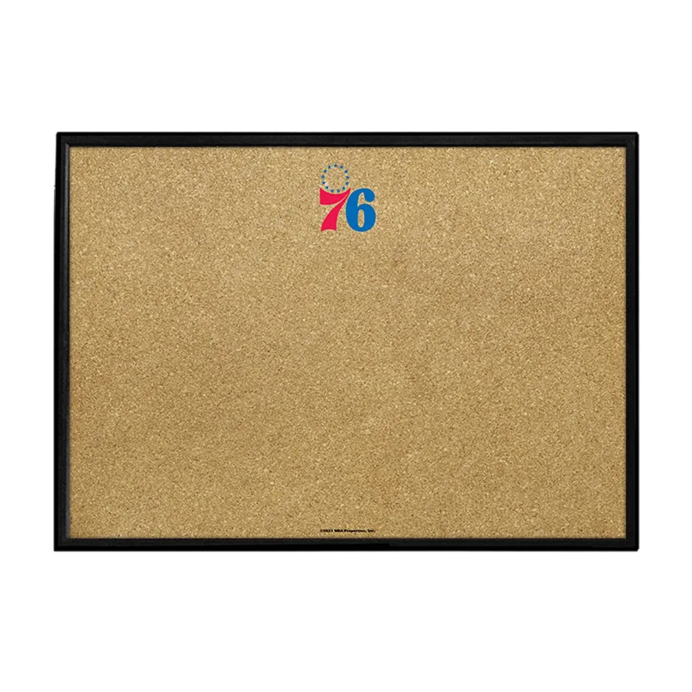 Philadelphia 76ers: Framed Corkboard