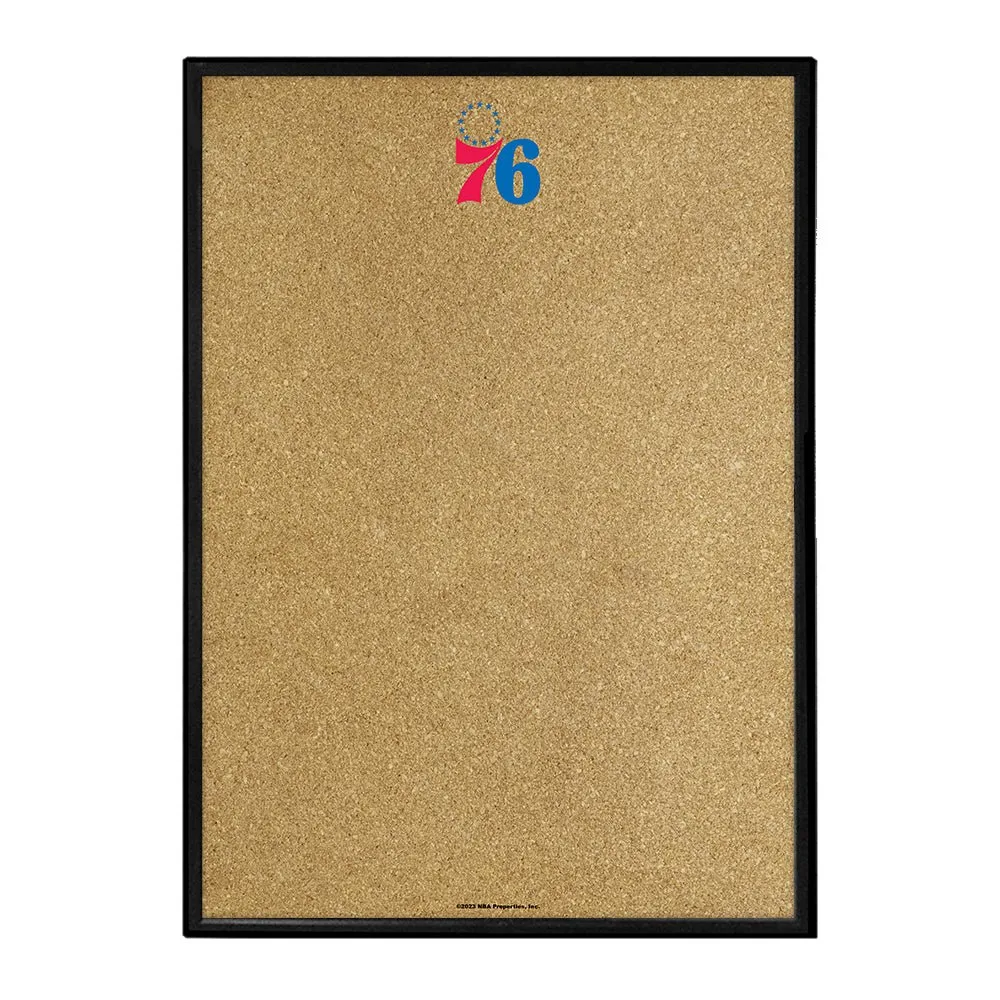 Philadelphia 76ers: Framed Corkboard