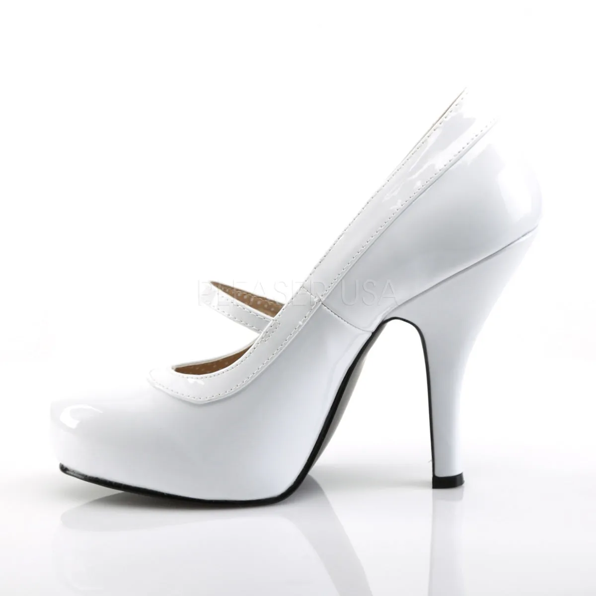 PINUP-01  White Patent