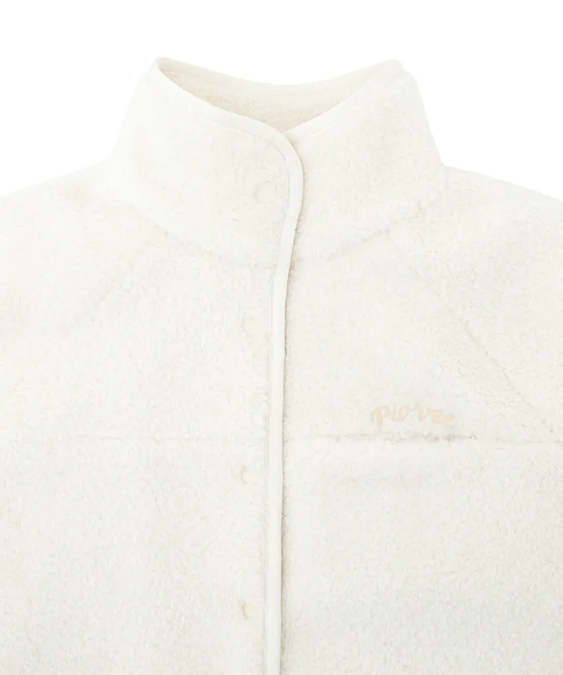 PIV'VEE Faux Fur Jumper - Sand Beige