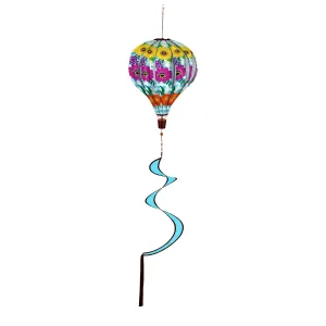 Plaid Floral Balloon Spinner,45b356