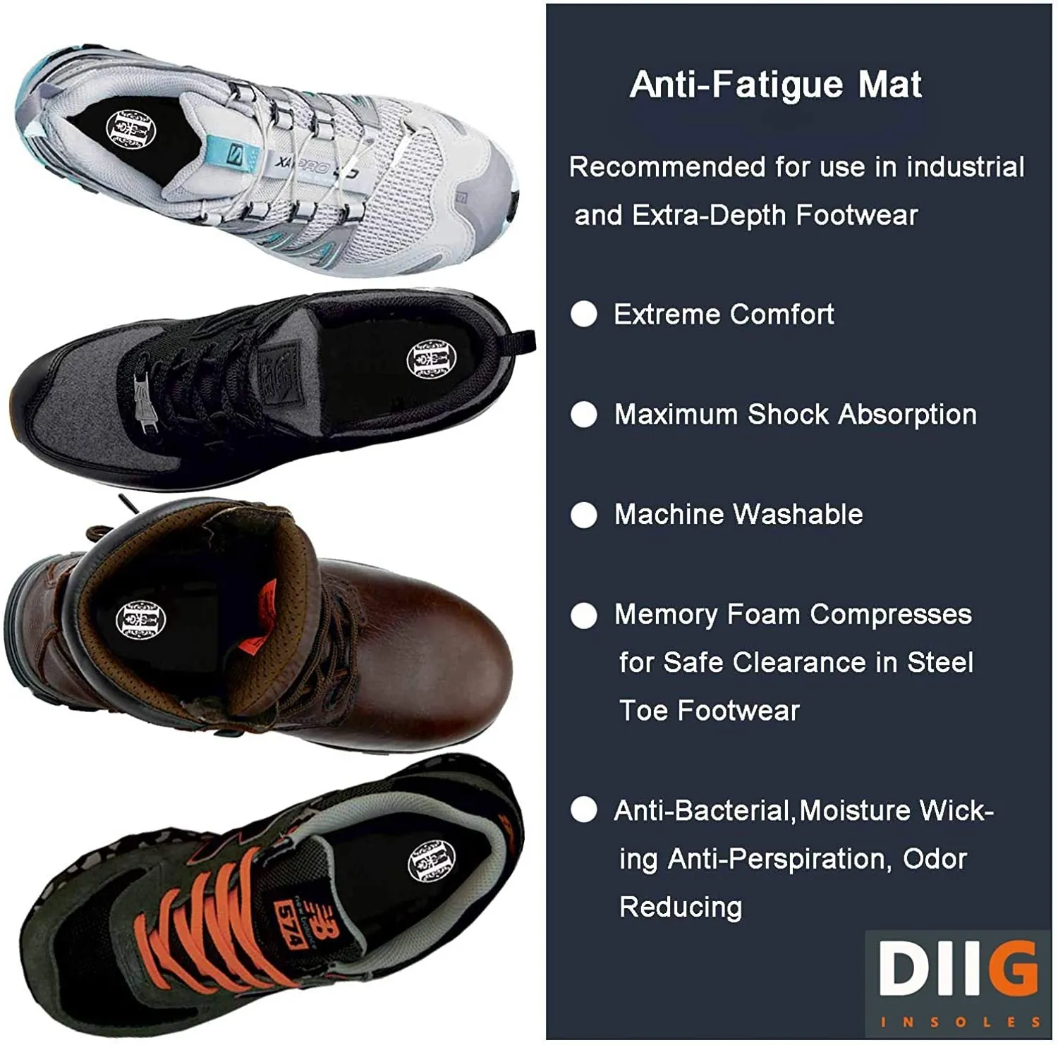 Plantar Fasciitis Sports Orthotic Insoles Arch Support Heel Pain Insoles