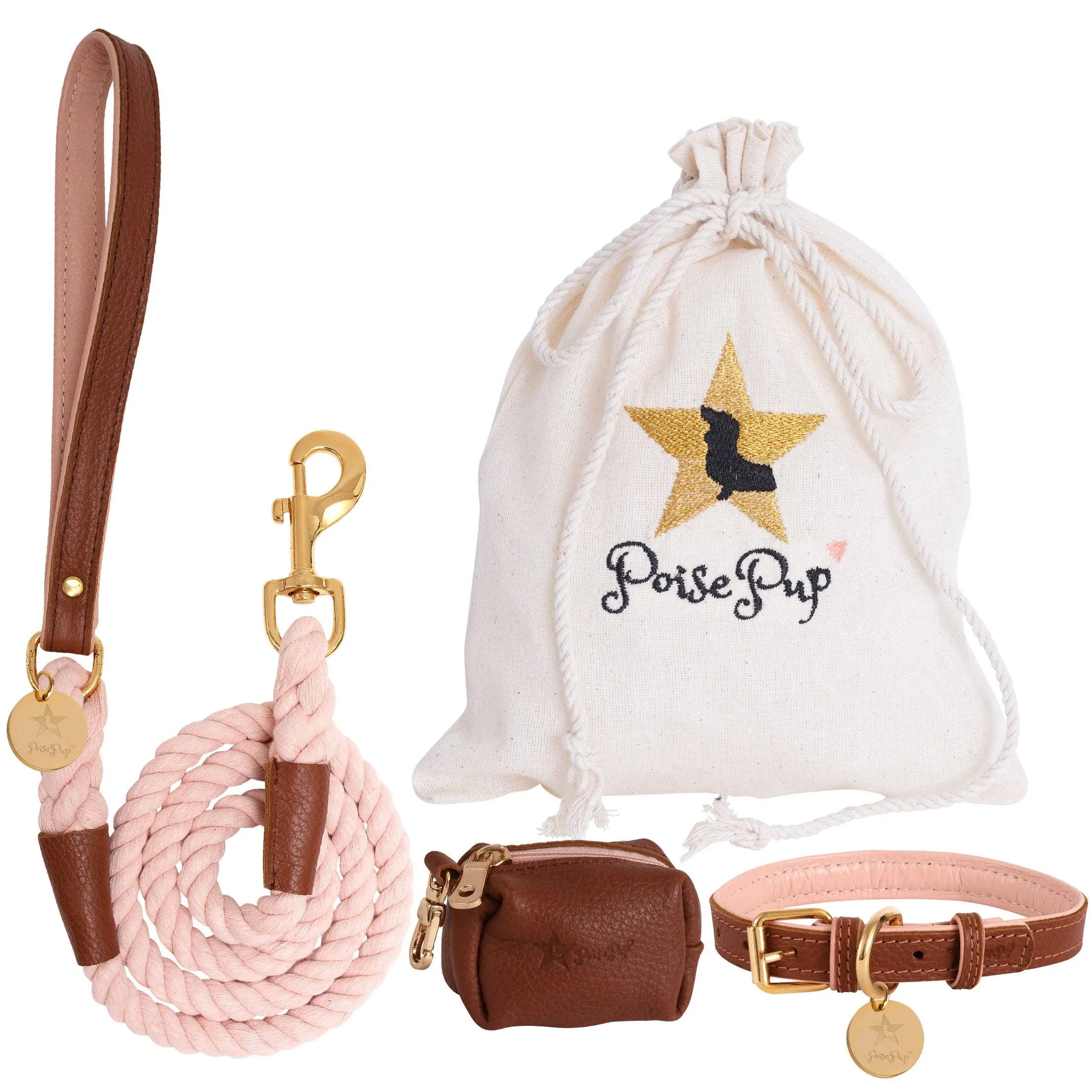 PoisePup - LEASH - BELLA ROSE