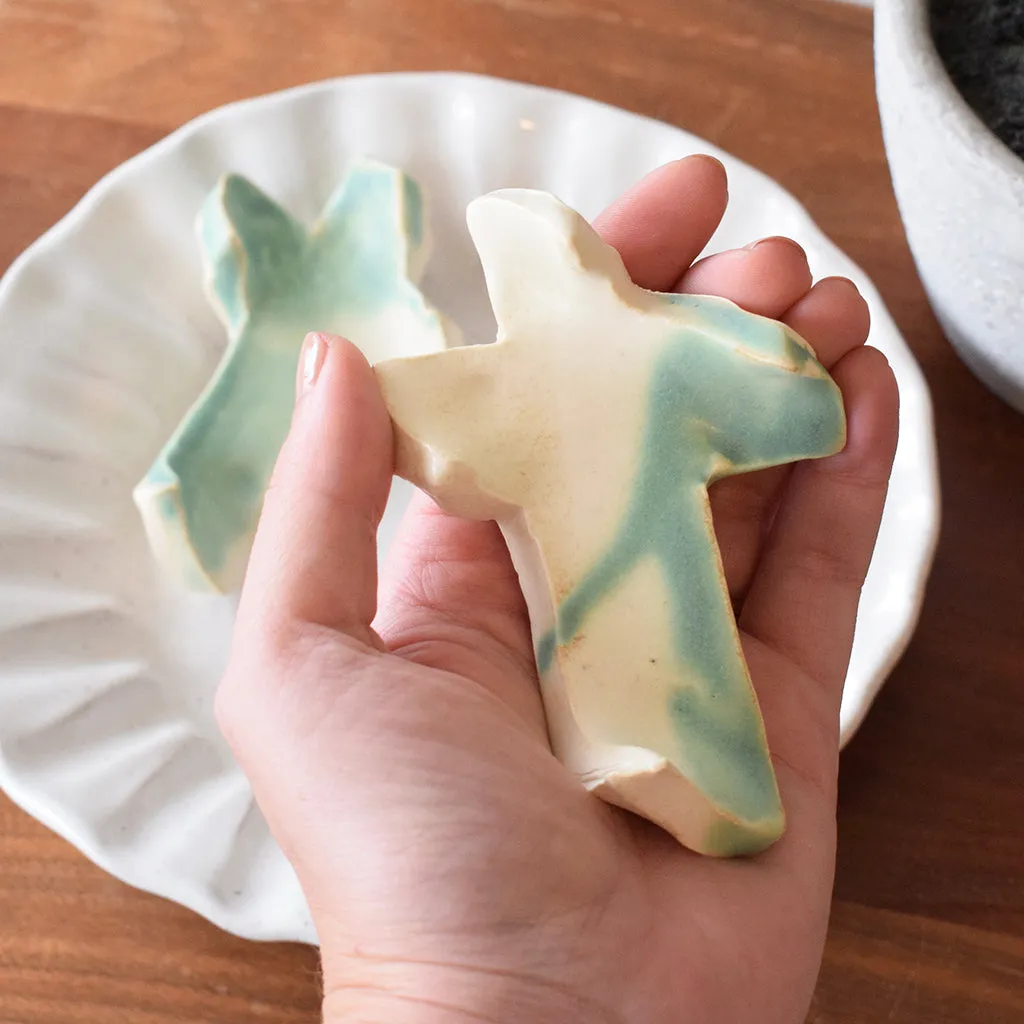 Poor House Pottery Prayer Cross
