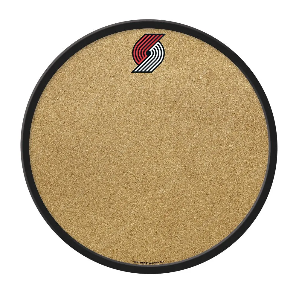 Portland Trail Blazers: Modern Disc Cork Board