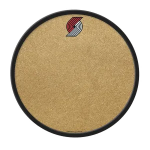 Portland Trail Blazers: Modern Disc Cork Board